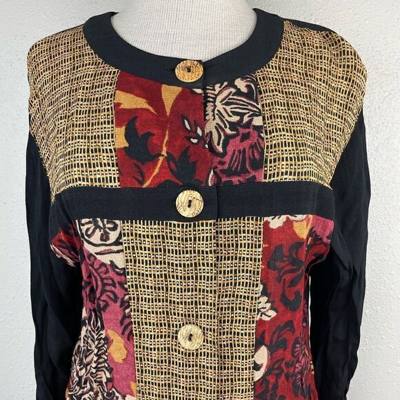 Carole Little Matching Button Down Top and Pants EUC - Picture 2 of 12